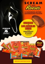 Reese's Supermarkt Prospekt der aktuellen Woche mit 1 Seite, gültig von 22.09.2026 bis 31.10.2026, in Hamweddel und Umgebung Aktueller Reese's Supermarkt Prospekt in Hamweddel und Umgebung, "Scream nach Reese's" mit 1 Seite, 22.09.2026 - 31.10.2026