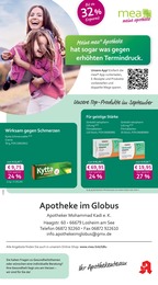 mea - meine apotheke Prospekt "Unsere September-Angebote", 4 Seiten, 01.09.2026 - 01.09.2026 Aktueller mea - meine apotheke Prospekt, "Unsere September-Angebote", mit Angeboten der Woche, gültig von 01.09.2026 bis 01.09.2026