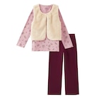 Mädchen Set mit Shirt, Weste und Leggings von  im aktuellen Ernstings family Prospekt für 22,99 €