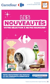 Prospectus Supermarchés Carrefour en cours à Toussus-le-Noble et alentours, "LES NOUVEAUTÉS", 16 pages, 01/09/2026 - 28/09/2026 Catalogue Supermarchés Carrefour en cours à Toussus-le-Noble et alentours, "LES NOUVEAUTÉS", 16 pages, 01/09/2026 - 28/09/2026