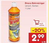 Rohrreiniger von Drano für 2,99 € bei Netto Marken-Discount im Angebot Rohrreiniger von Drano im aktuellen Netto Marken-Discount Prospekt