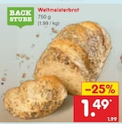 Weltmeisterbrot von BACKSTUBE für 1,49 € bei Netto Marken-Discount im Angebot Weltmeisterbrot von BACKSTUBE im aktuellen Netto Marken-Discount Prospekt