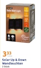 Up & Down Wandleuchten von Solar im aktuellen Action Prospekt für 3,33 €