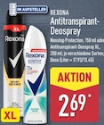Antitranspirant-Deospray von Rexona für 2,69 € bei ALDI Nord im Angebot Antitranspirant-Deospray von Rexona im aktuellen ALDI Nord Prospekt