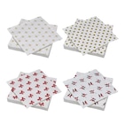 Lot de 50 serviettes décorées - CARREFOUR HOME - Carrefour Lot de 50 serviettes décorées - CARREFOUR HOME à 1,99 € dans le catalogue Carrefour