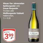 Spätburgunder im Angebot bei GLOBUS in Frechen Spätburgunder Angebote von Winzer Vier Jahreszeiten bei GLOBUS Frechen für 3,99 €