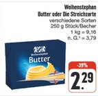 Butter oder Die Streichzarte Angebote von Weihenstephan bei nah und gut Bamberg für 2,29 €