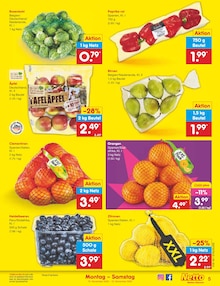 Äpfel im aktuellen Netto Marken-Discount Prospekt (Erfurt) Äpfel im Netto Marken-Discount Prospekt "Aktuelle Angebote" mit 63 Seiten (Erfurt)