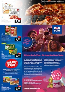 Fertiggerichte im aktuellen Konsum Prospekt (Dresden) Fertiggerichte im Konsum Prospekt "Preisparade" mit 16 Seiten (Dresden)