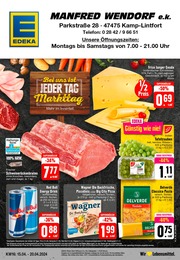 EDEKA Prospekt für Kamp-Lintfort: "Aktuelle Angebote", 24 Seiten, 15.04.2024 - 20.04.2024