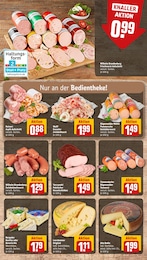 Wurstaufschnitt Angebot im aktuellen REWE Prospekt auf Seite 9