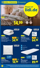 Lidl Matratzentopper im Prospekt 