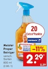 Reiniger im Angebot bei Netto Marken-Discount in Willich Reiniger Angebote von Meister Proper bei Netto Marken-Discount Willich für 2,29 €