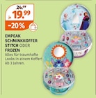Schminkkoffer STITCH ODER FROZEN im Angebot bei Müller in Karlsruhe Schminkkoffer STITCH ODER FROZEN Angebote von Empeak bei Müller Karlsruhe für 19,99 €