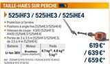 Taille-haies sur perche 525iHF3 / 525iHE3 / 525iHE4 à Husqvarna dans Villers-Devant-le-Thour Taille-haies sur perche 525iHF3 / 525iHE3 / 525iHE4 à Husqvarna dans Villers-Devant-le-Thour