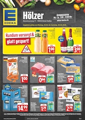 Bier im EDEKA Prospekt in Mosbach Aktueller EDEKA Prospekt mit Bier, "Wir lieben Lebensmittel!", Seite 1