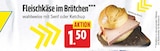 Fleischkäse im Brötchen für 1,50 € bei E center im Angebot Fleischkäse im Brötchen im aktuellen E center Prospekt