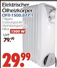 Elektrischer Ölheizkörper Angebote von TKG bei Wreesmann Aurich für 29,99 €