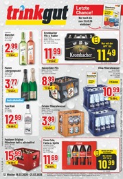 Trinkgut Prospekt mit 10 Seiten (Seesen)