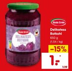 Delikatess Rotkohl im Angebot bei Netto Marken-Discount in Pforzheim Delikatess Rotkohl Angebote von Beste Ernte bei Netto Marken-Discount Pforzheim für 1,00 €