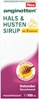 Hals & Husten Sirup von anginetten für 3,99 € bei Penny im Angebot Hals & Husten Sirup von anginetten im aktuellen Penny Prospekt