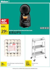 Cafetière Angebote im Prospekt "70 % D’ÉCONOMIES SUR UNE SÉLECTION DE PRODUITS D'HYGIÈNE" von Carrefour auf Seite 95