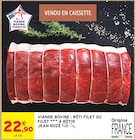 Viande bovine : rôti filet ou filet à rôtir - JEAN ROZÉ en promo chez Intermarché Super Viande bovine : rôti filet ou filet à rôtir - JEAN ROZÉ dans le catalogue Intermarché Super