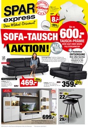 Aktueller Spar-Express Prospekt mit Couch, "Dein Möbel-Discount", Seite 1