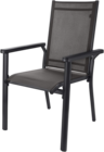 Chaise empilable en aluminium - Houston en promo chez Lidl Chaise empilable en aluminium - Houston dans le catalogue Lidl