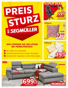 Segmüller Leverkusen Prospekt "Preissturz" mit 6 Seiten