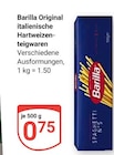 Original italienische Hartweizenteigwaren bei GLOBUS im Prospekt "" für 0,75 €