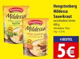 Hengstenberg Mildessa Sauerkraut Angebote bei famila Nordost Celle für 5,00 €