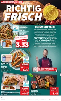 Schweinefilet im Kaufland Prospekt "KNÜLLER" mit 74 Seiten (Braunschweig)