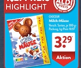 Milch-Mäuse im ALDI SÜD Prospekt Milch-Mäuse von Choceur im aktuellen ALDI SÜD Prospekt für 3,29 €