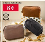 Herren Kulturbeutel von Echtes Leder für 8,00 € bei Woolworth im Angebot Herren Kulturbeutel von Echtes Leder im aktuellen Woolworth Prospekt