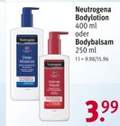 Bodylotion oder Bodybalsam von Neutrogena für 3,99 € bei Rossmann im Angebot Bodylotion oder Bodybalsam von Neutrogena im aktuellen Rossmann Prospekt
