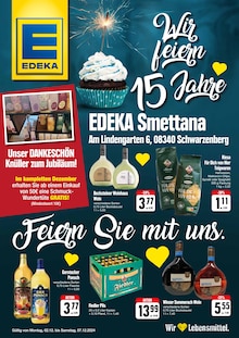 EDEKA Prospekt Wie feiern 15 Jahre mit  Seiten