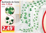 Promo Guirlande de lierre à 2,49 € dans le catalogue Norma à Uckange