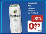 Pils Angebote von Krombacher bei ALDI SÜD Wesel für 0,65 €