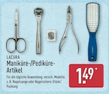 Maniküre-/Pediküre-Artikel von LACURA im aktuellen ALDI Nord Prospekt