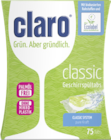 Spülmaschinen-Tabs von Claro im aktuellen budni Prospekt für 7,49 €