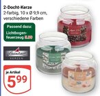 2-Docht-Kerze Angebote bei GLOBUS Oberursel für 5,99 €