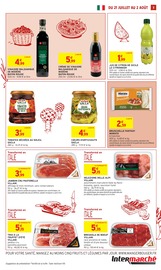 Promos Viande dans le catalogue "SAVOUREZ L'ITALIE À PETITS PRIX !" de Intermarché Super Viande en promo dans le catalogue Intermarché Super à la page 3