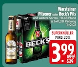 Aktuelle Warsteiner Angebote bei EDEKA in Ingolstadt Aktuelles Pilsener Angebot bei EDEKA in Ingolstadt ab 3,99 €