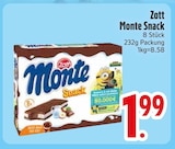 Monte Snack im EDEKA Prospekt Monte Snack von Zott im aktuellen EDEKA Prospekt für 1,99 €
