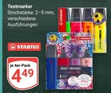 GLOBUS - Textmarker Angebot im Prospekt Textmarker bei GLOBUS im Prospekt "" für 4,49 €