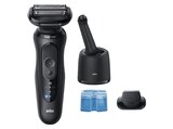52-N7200cc Elektrorasierer Series 5 Schwarz (Casette, Reinigungsstation: Ja) von BRAUN im aktuellen MediaMarkt Saturn Prospekt für 139,99 €