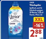 Weichspüler im ALDI SÜD Prospekt Weichspüler von Lenor im aktuellen ALDI SÜD Prospekt für 2,88 €