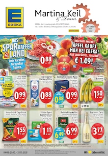 EDEKA Prospekt der Woche "Aktuelle Angebote" Seite 1, 20.10.2025 bis 25.10.2025 für Willich Aktueller EDEKA Prospekt "Aktuelle Angebote" Seite 1 von 24 Seiten für Willich