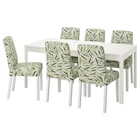 Aktuelles Tisch und 6 Stühle weiß/Fågelfors bunt Angebot bei IKEA in Siegen (Universitätsstadt) ab 778,94 €